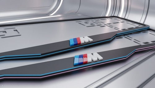 Bmw kennzeichenhalterrahmen - m,