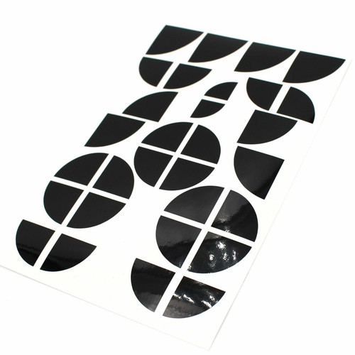 Emblem ecken schwarz glanz - ecken,