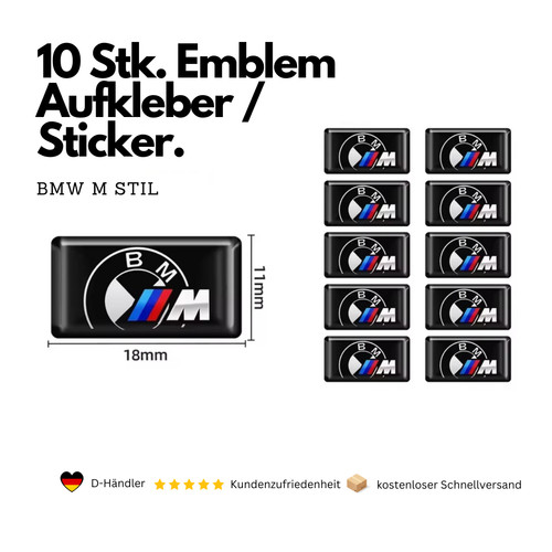10x bmw stil 18mm x - stil-, 11mm